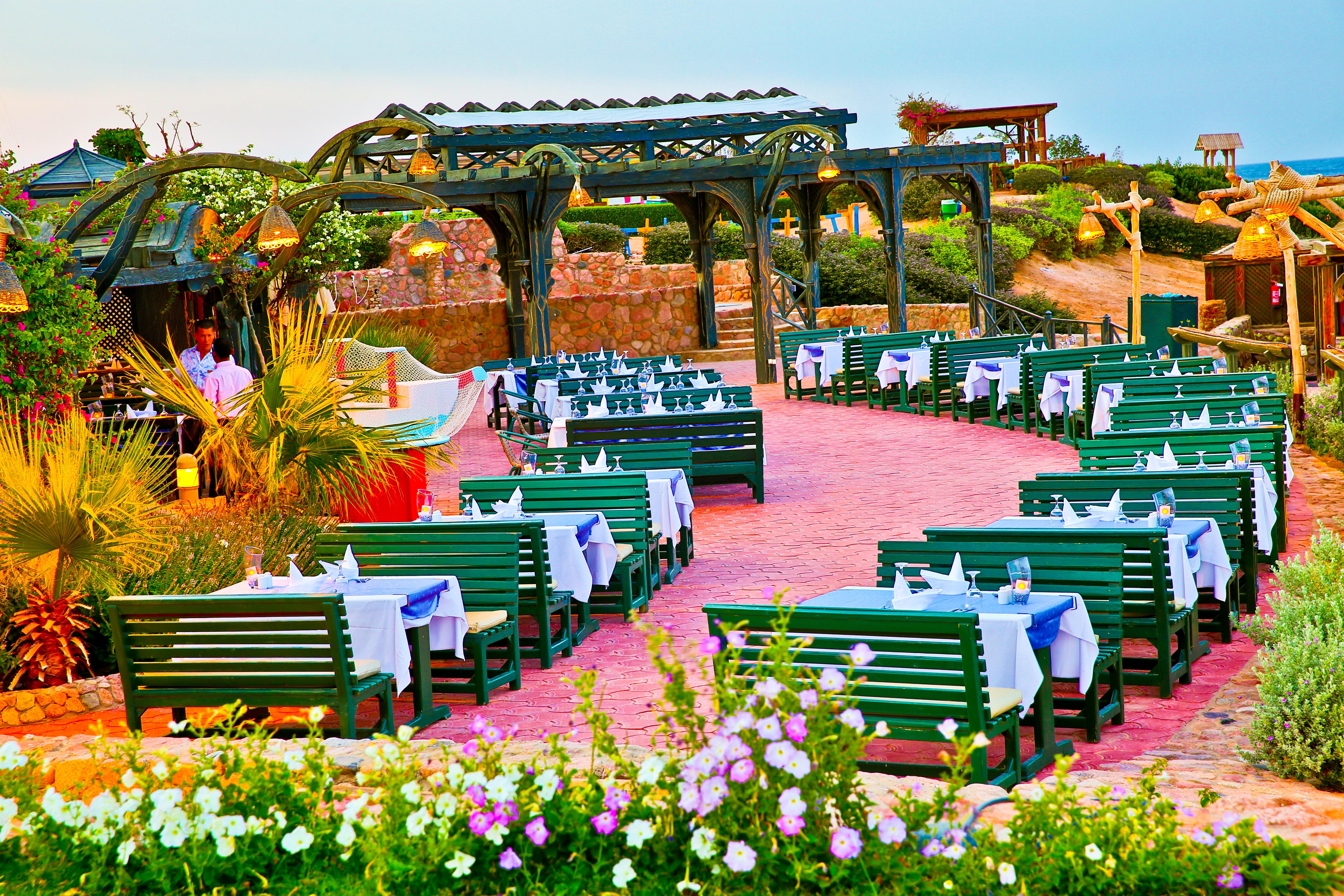 Charmillion Club Resort Sharm El-Sheikh Exterior foto The restaurant
